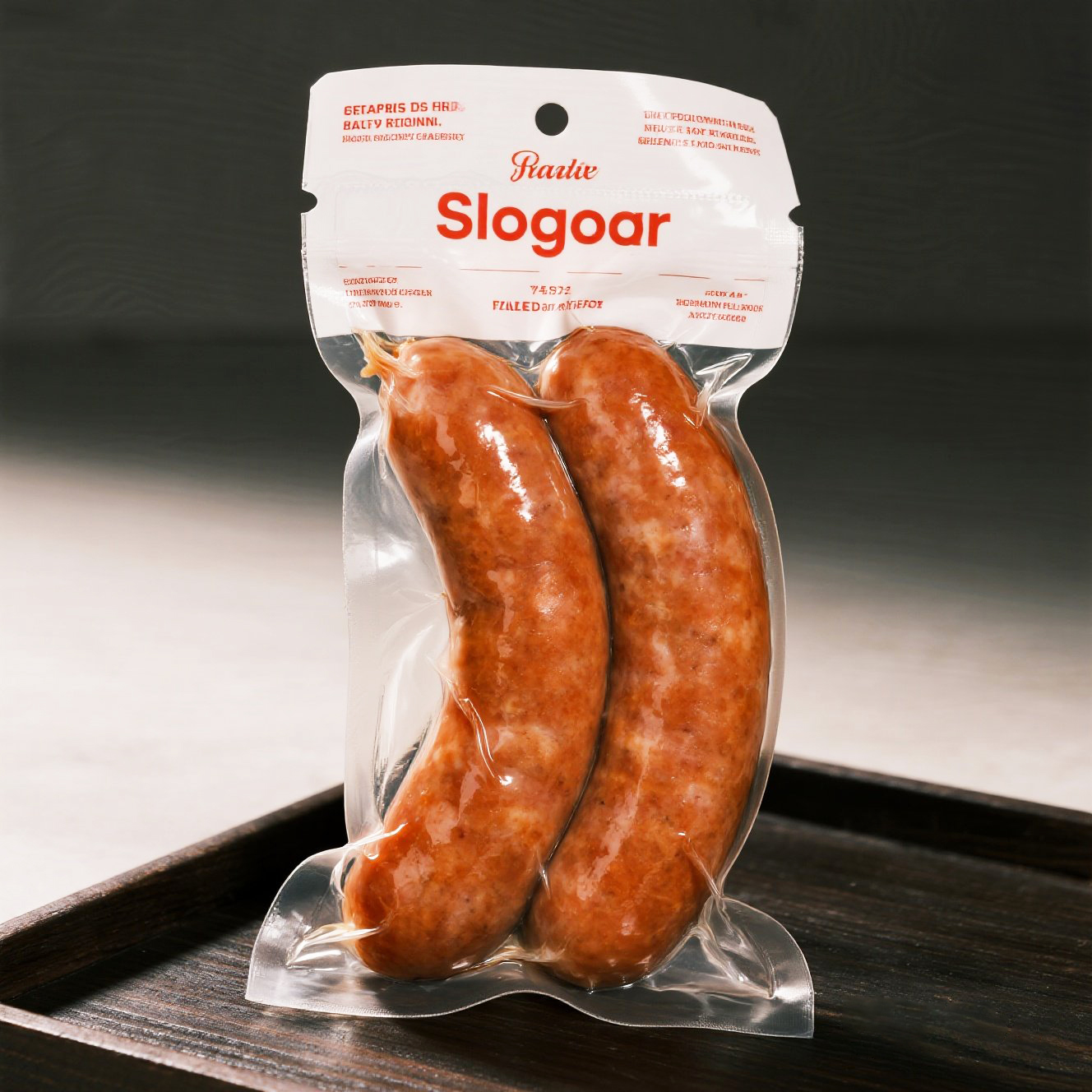 Customized Branded LOGO Transparent Vacuum Bag for Sausage Mylar Bag - image 2