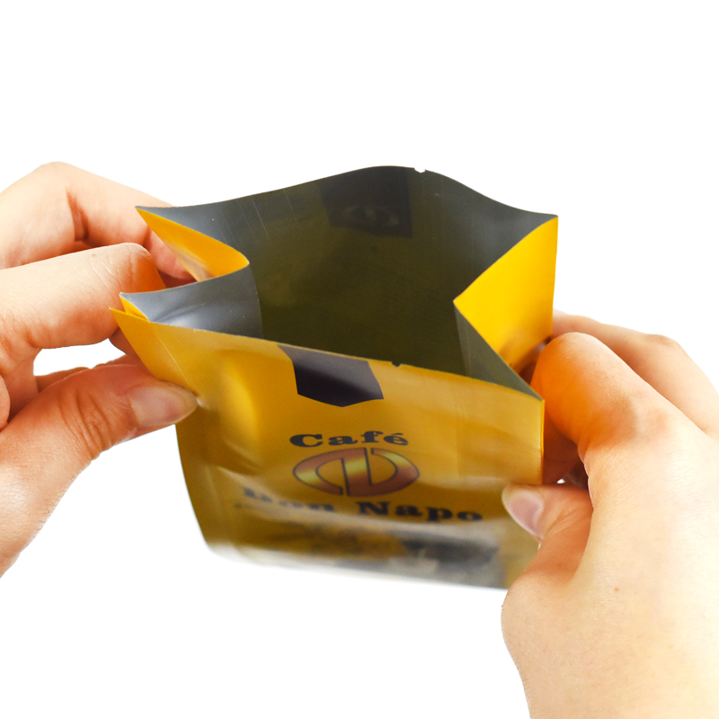 Customized Heat Seal Aluminum Foil Side Gusset Bag for 400 Grams Coffee Bean - image 6