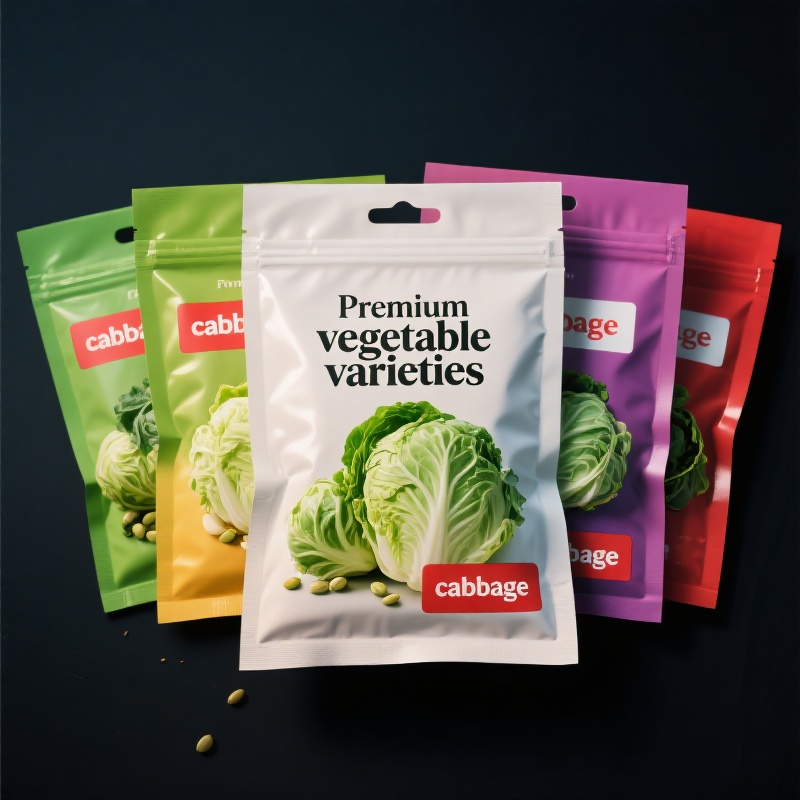 Free Sample Customized Three Side Seal Pouch with Window for Vegetable Seeds - image 4