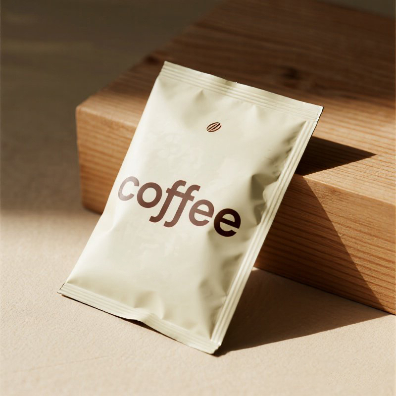 Customized Eco-friendly Kraft Paper Flat Pouch with Reusable Zipper for Coffee - image 6
