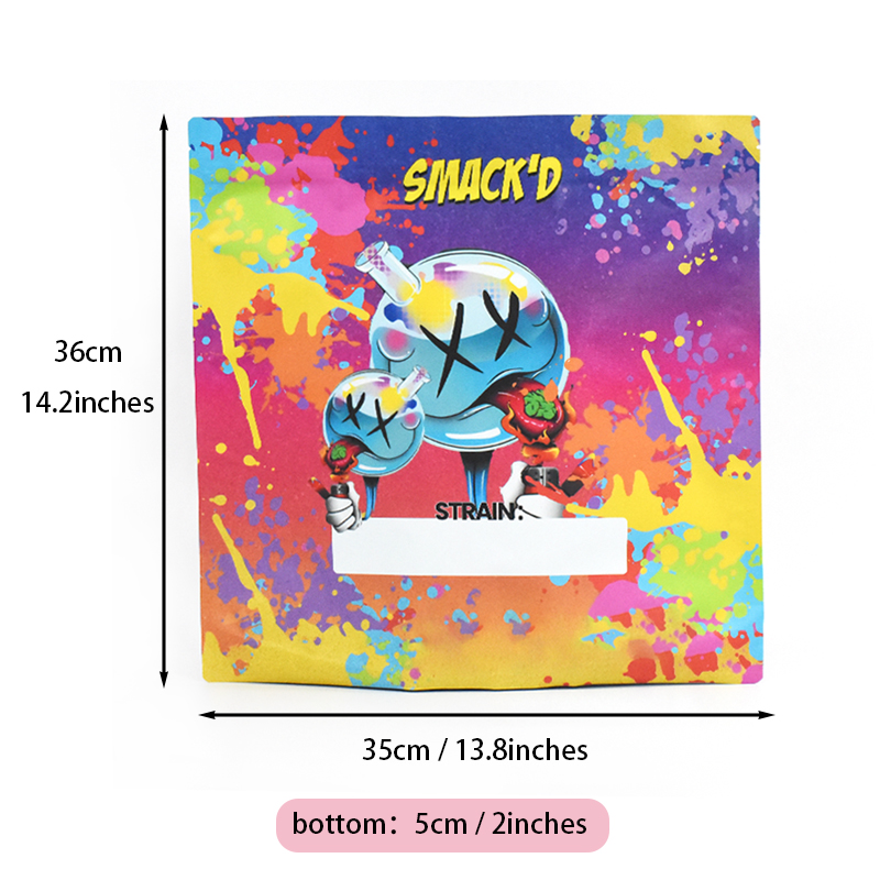 Customized Size Large Capacity Aluminum Foil Stand up Pouch for Hemp Product - image 4