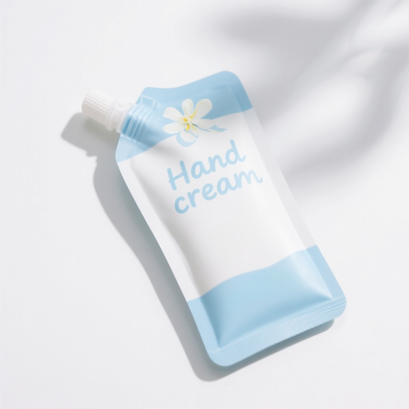 Custom Printing Plastic Liquid Packaging Refill Squeeze Spout Pouch for Hand Cream - image 6