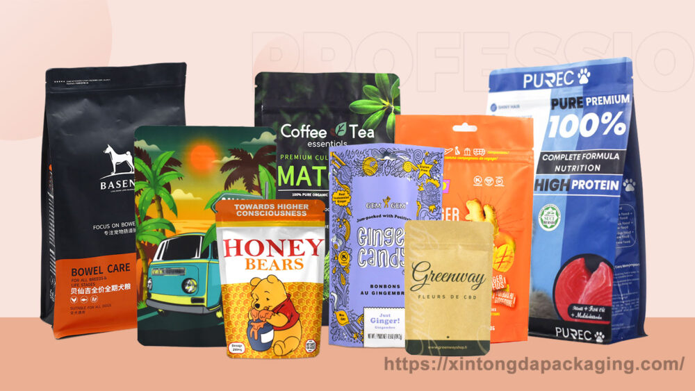 Customized Unique Plastic Packaging Bags for Branded Image
