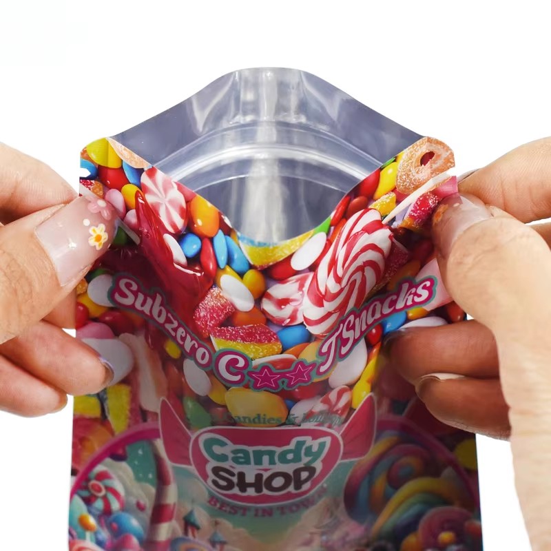 Low MOQ Food Grade Plastic Packaging Bags with Custom Design for Sweet Candy - image 5