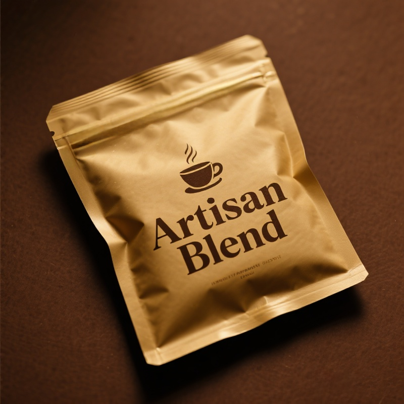 Custom Design Convenient Portable Small Size Three Side Seal Flat Pouch for Coffee - image 3