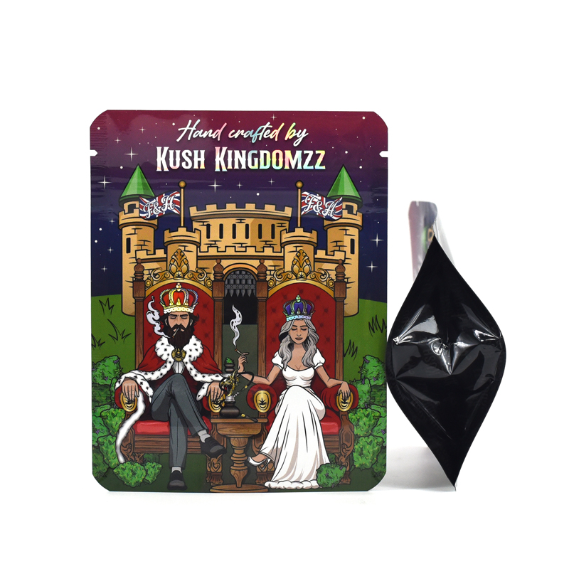 Custom Kush Stand up Pouch with Zipper Top - image 2