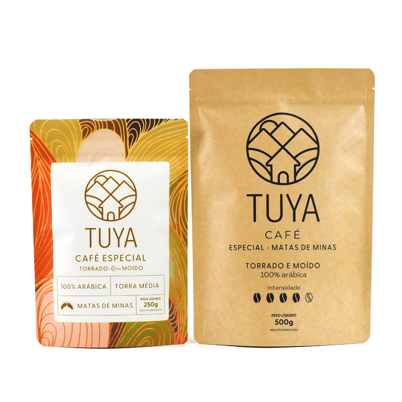 Customization Stand up Pouch with Zipper&Air Valve for 250G Coffee - image 6