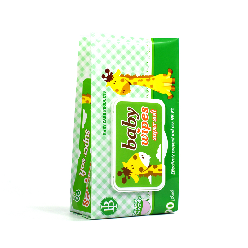 Customized Heat Seal Back Side Seal Pouch with Lid for Wet Wipes Packaging Bag - image 4