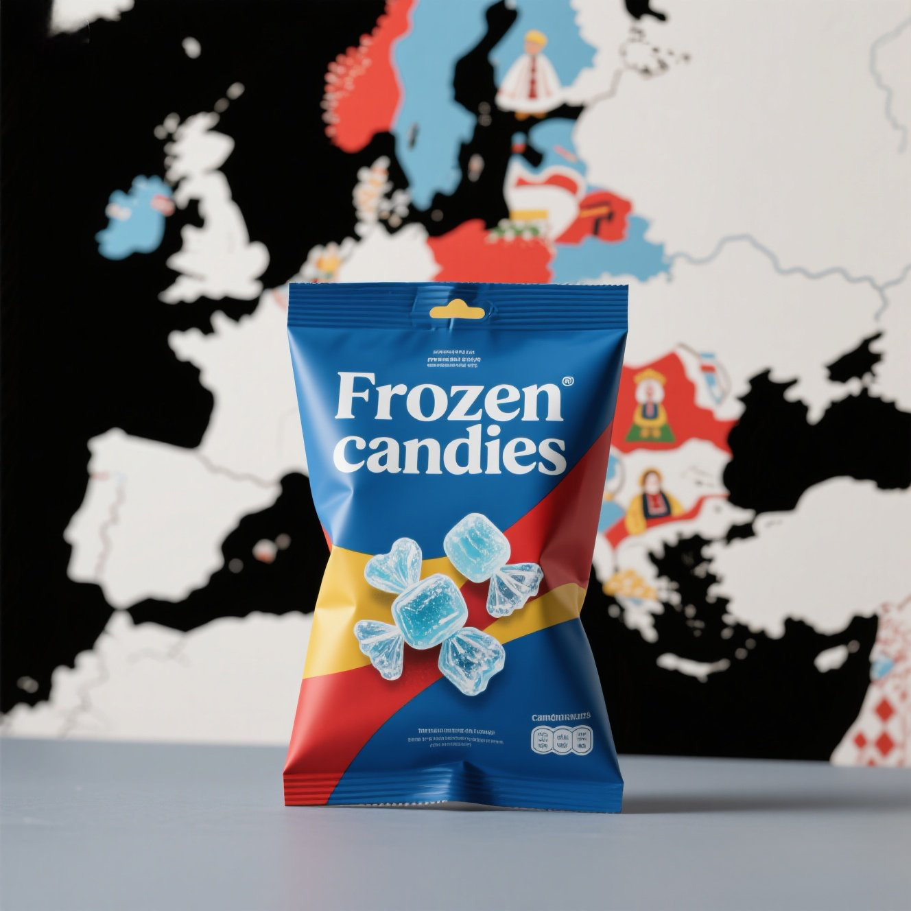 Customized Food Grade Back Side Seal Bag with Colorful Printing for Candy Gummy - image 6