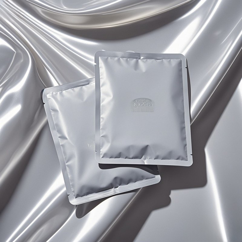 Customized Simple Design Flat Pouch with Tear Notch for Personal Care Skin Care Product - image 4