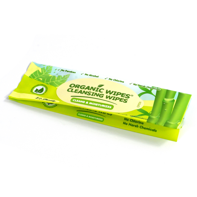Customized Heat Seal Waterproof Side Gusset Bag for Cleansing Wipes - image 4