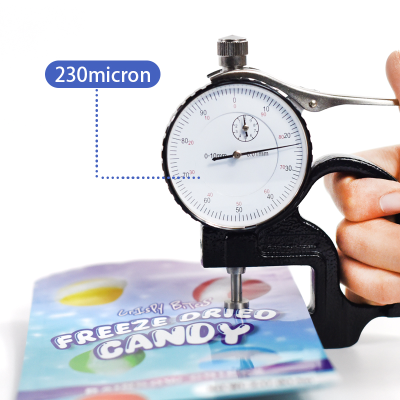 Customized Glossy Finish Small Size Stand up Pouch for Freeze Dried Candy  - image 5