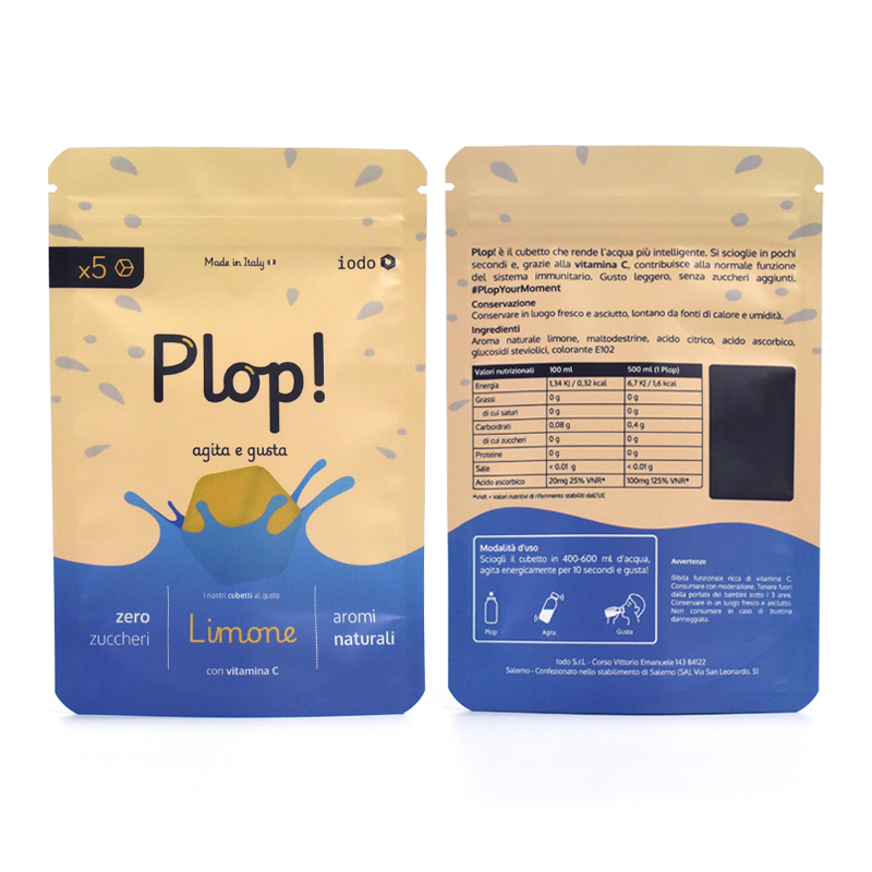 Custom Perfect Printing Ziplock Stand up Pouch for Electrolyte Powder - image 6