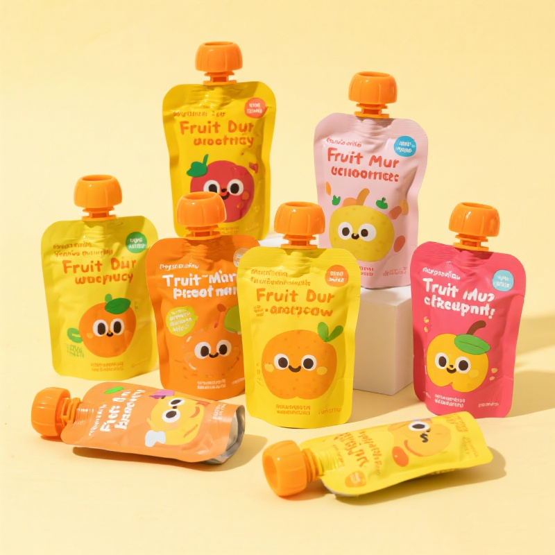 Customized Totally Personalized Baby Food Spouted Pouch for Organic Fruit Puree - image 2