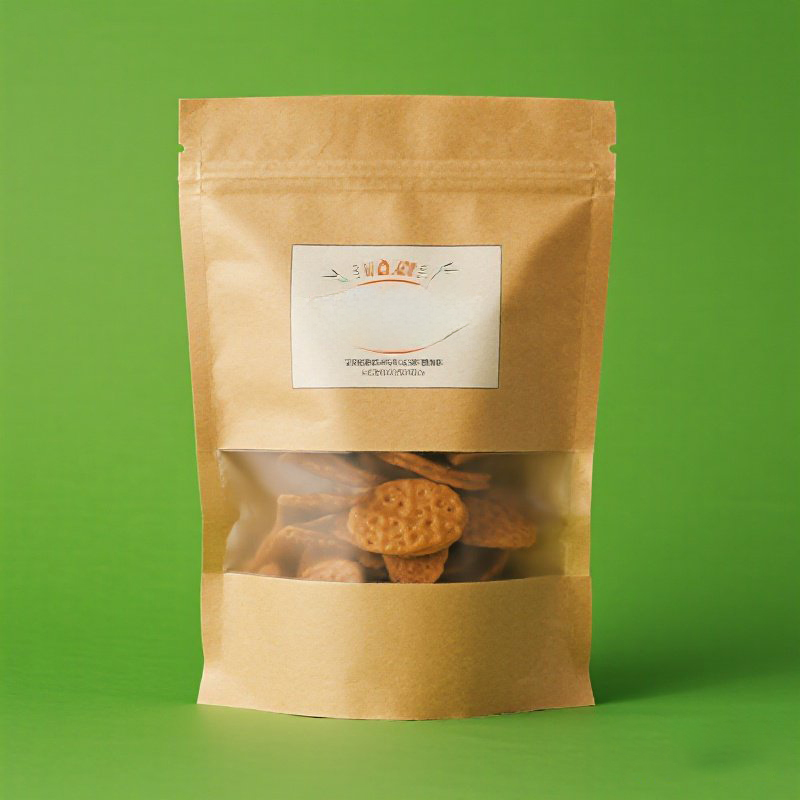   Custom Printed Smell Proof Cookie Plastic Packaging Stand up Pouch with Window - image 6