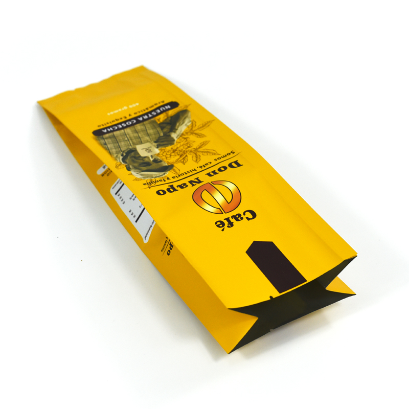 Customized Heat Seal Aluminum Foil Side Gusset Bag for 400 Grams Coffee Bean - image 5