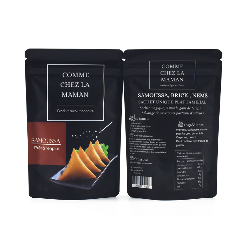 Customized Food Storage Bag Stand up Pouch for Cooking Spice Packaging Bag - image 6