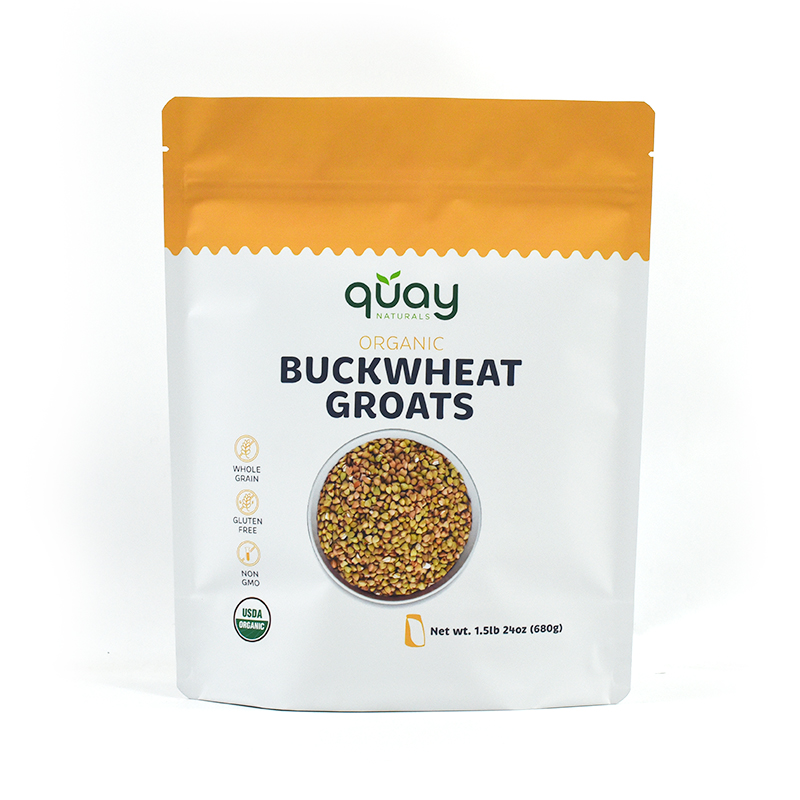 Customized Food Packaging Stand up Pouch with Plow Bottom for Buckwheat Groats