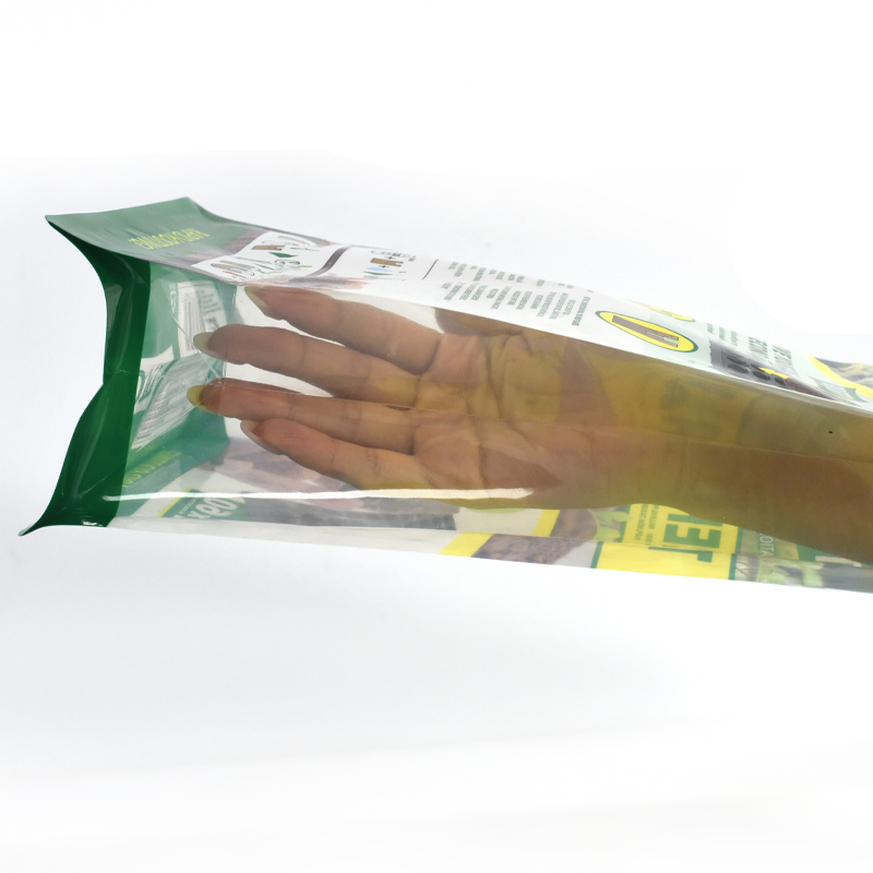 Customized Glossy Flat Bottom Pouch with Side Transparent Window for Craft Tray Refill - image 6