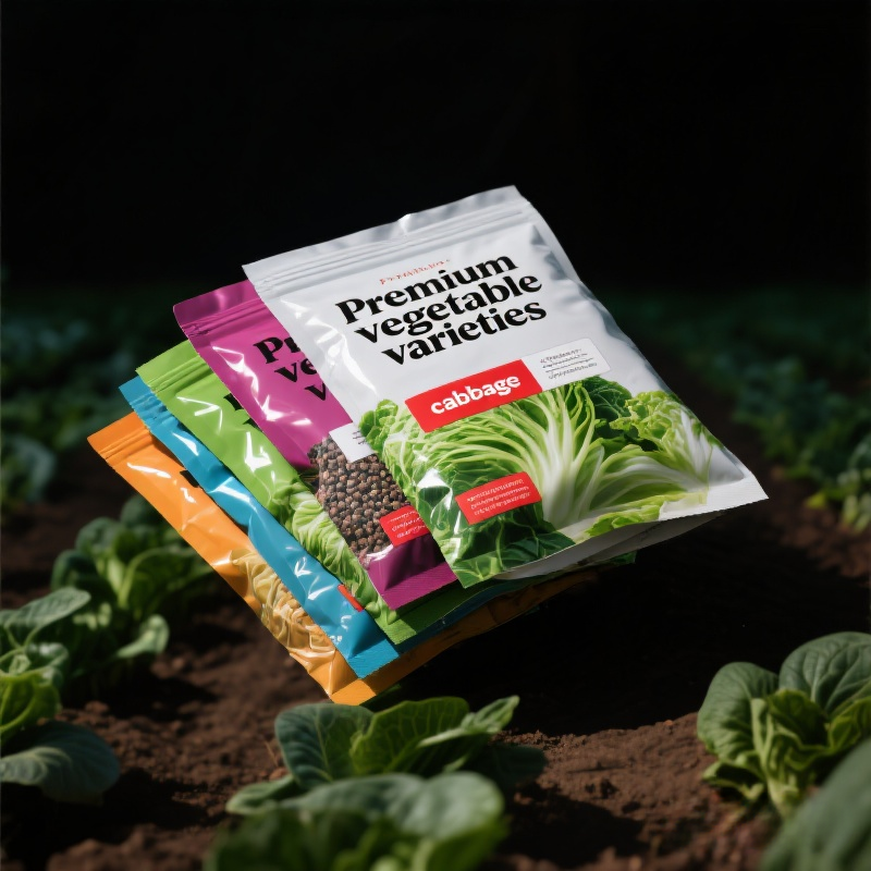 Free Sample Customized Three Side Seal Pouch with Window for Vegetable Seeds - image 5