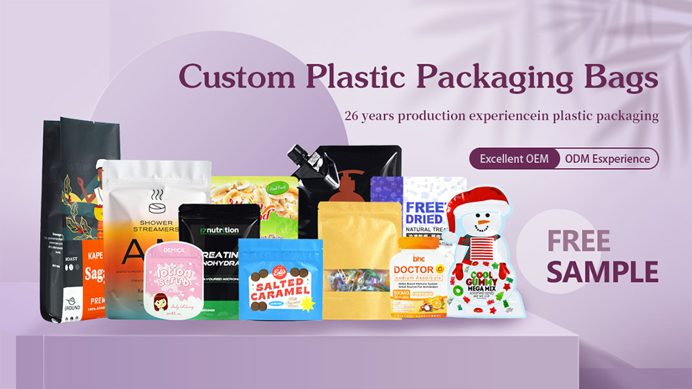 Custom Plastic Packaging for Chocolate Snacks: A Versatile Series of Food Bags