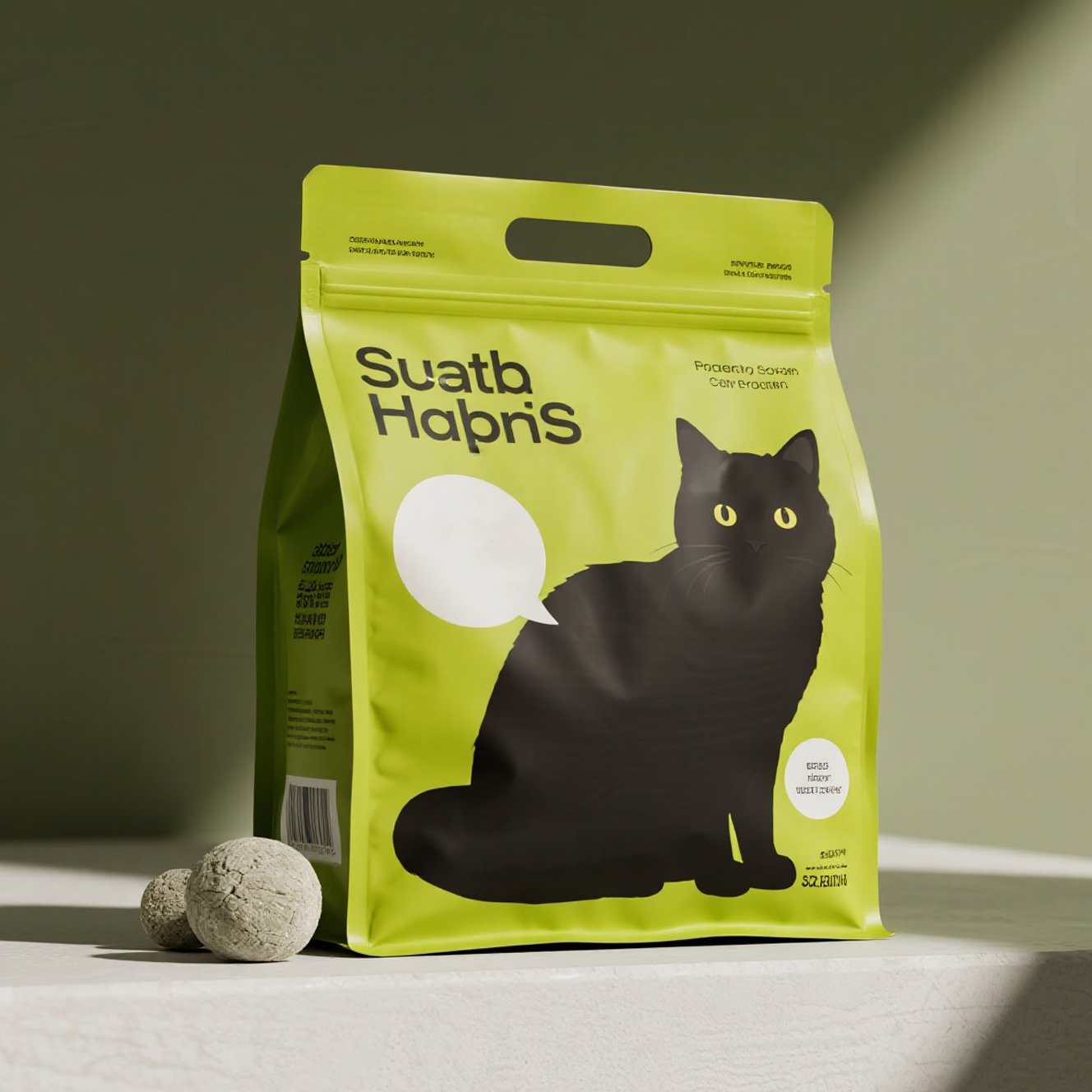 Custom Printed Dust Proof Large Eight Side Seal Pouch for Cat Litter Mylar Bag - image 4