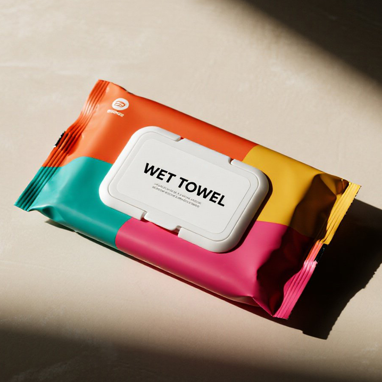 Customzied Heat Seal Four Side Seal Bag for Wet Wipes Plastic Packaging Bag - image 7