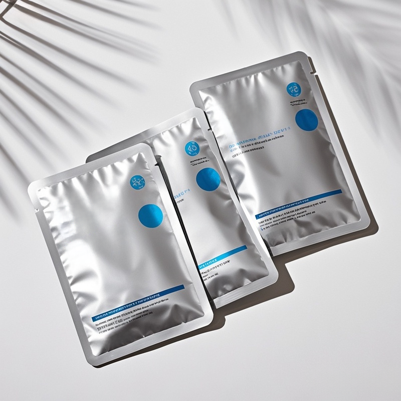 New Trend Customized Heat Seal Flat Pouch for Facial Mask Sachet Packaging - image 6