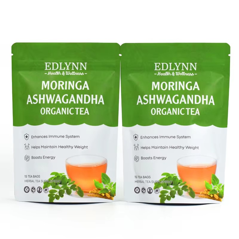 Custom Printed Stand up Pouch Doypack Bag for Healthy Organic Tea - image 2