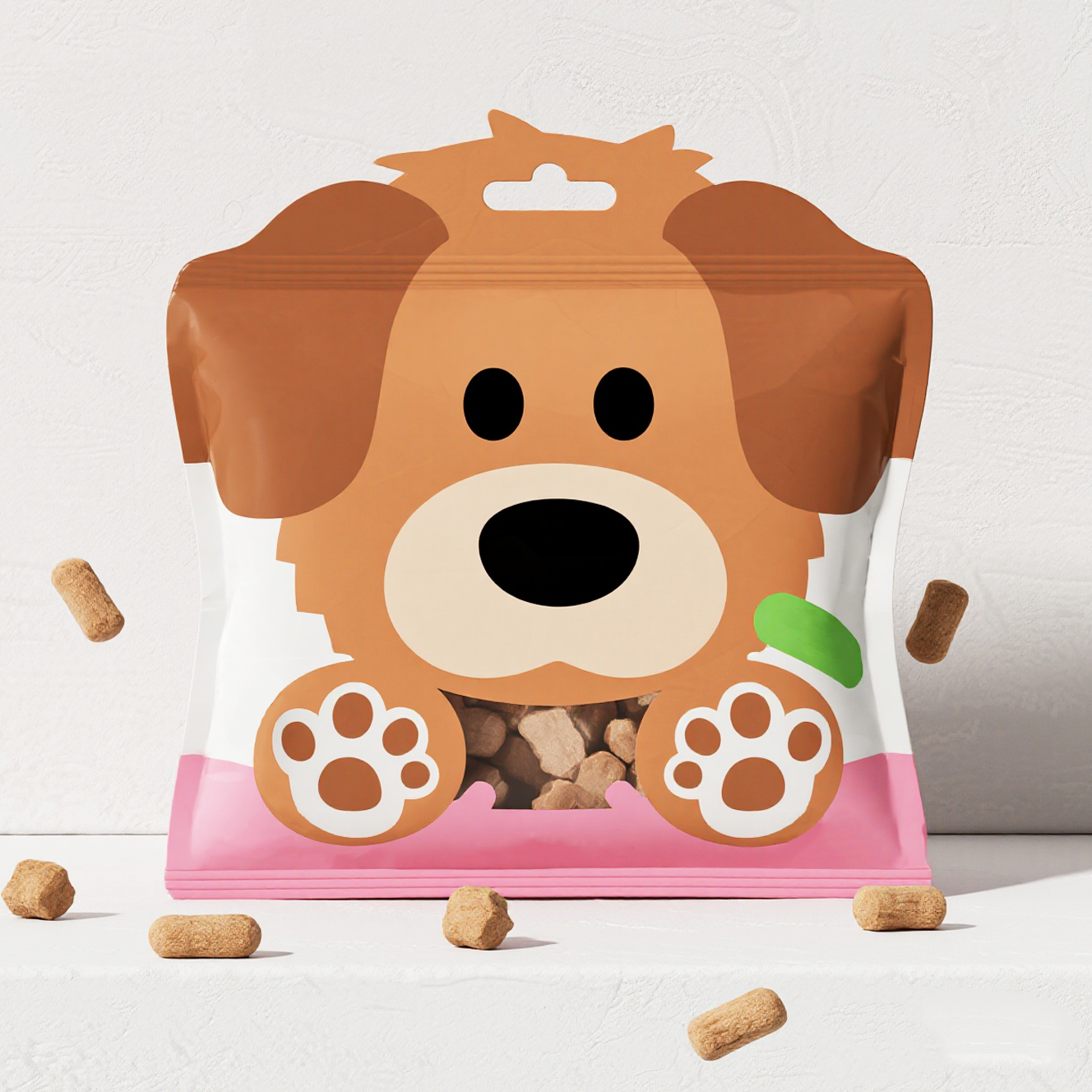 Customized Shaped Die Cut Shaped Pouch with Ziplock for Pet Food Jerky Mylar Bag - image 7