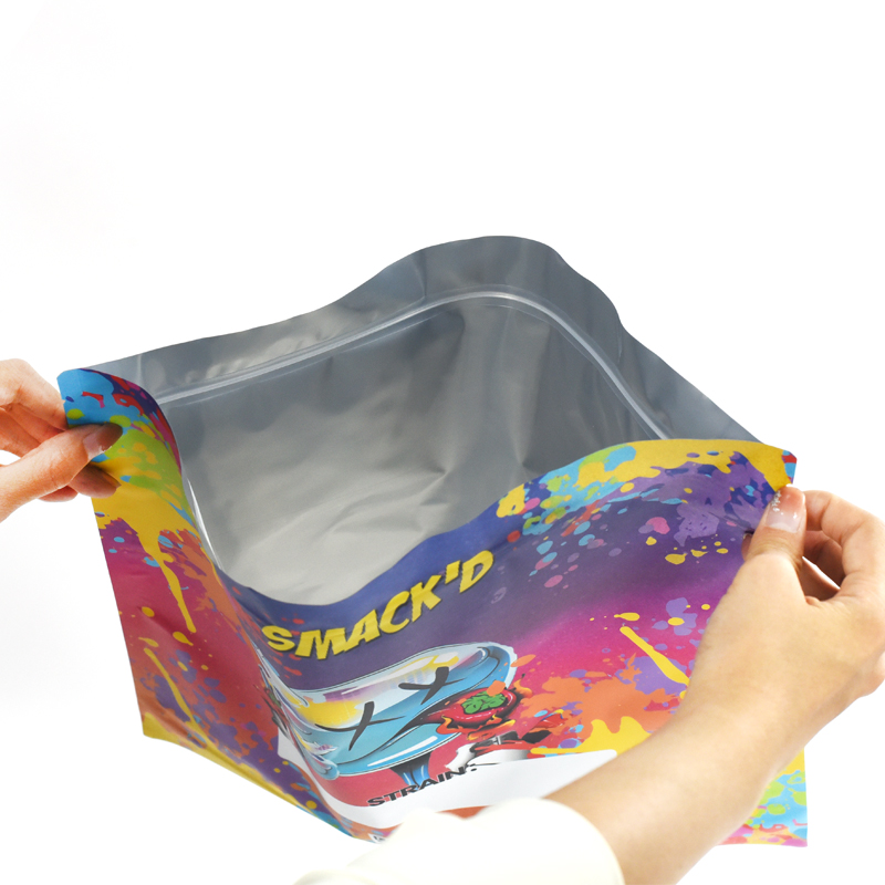 Customized Size Large Capacity Aluminum Foil Stand up Pouch for Hemp Product - image 5