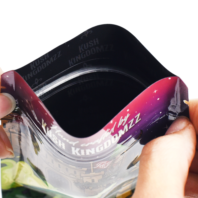 Customized Holographic Stand up Pouch with Ziplock - image 5