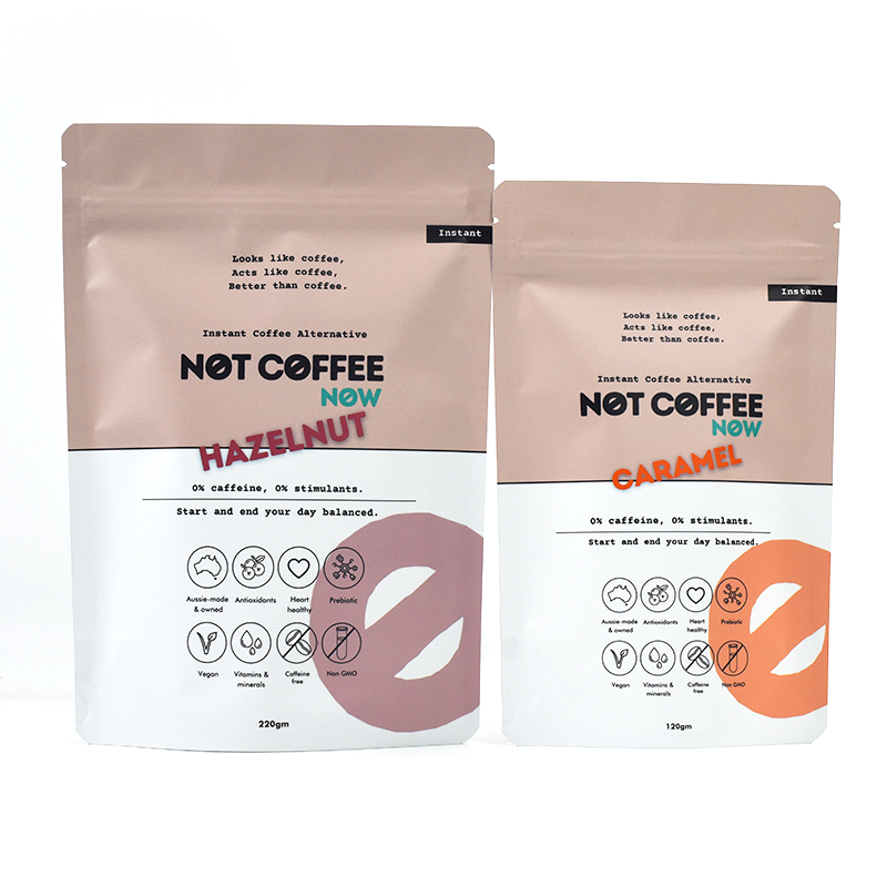 Custom Simple Logo Printing on Plastic Bags|Coffee Packaging Bag|XTD