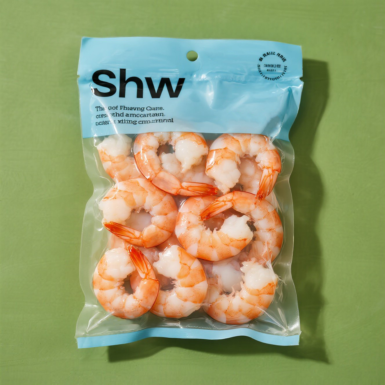 Customized Frozen Vacuum Food Packaging Bag for Shrimp Meat Seafood - image 2
