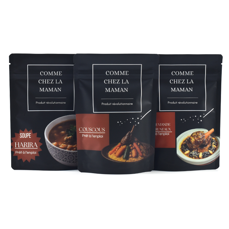 Customized Food Storage Bag Stand up Pouch for Cooking Spice Packaging Bag - image 2
