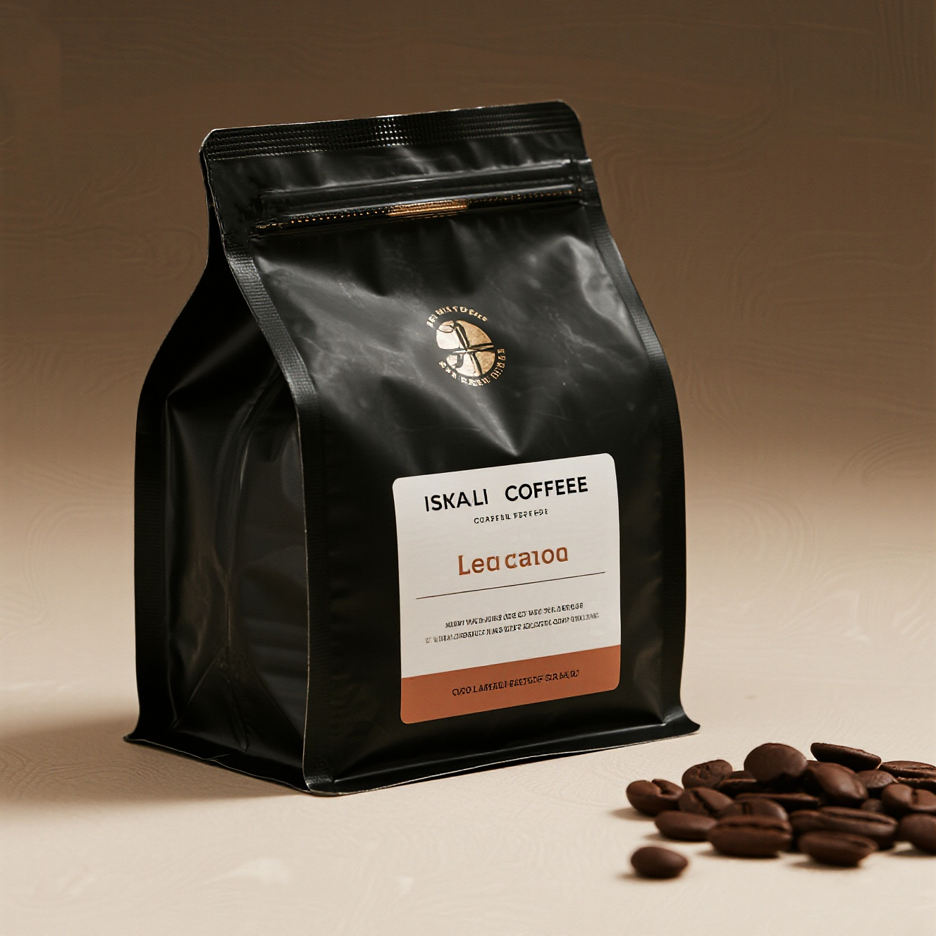 Customized Flat Bottom Pouch with Easy-to-use Resealable Closure for Coffee Beans - image 6