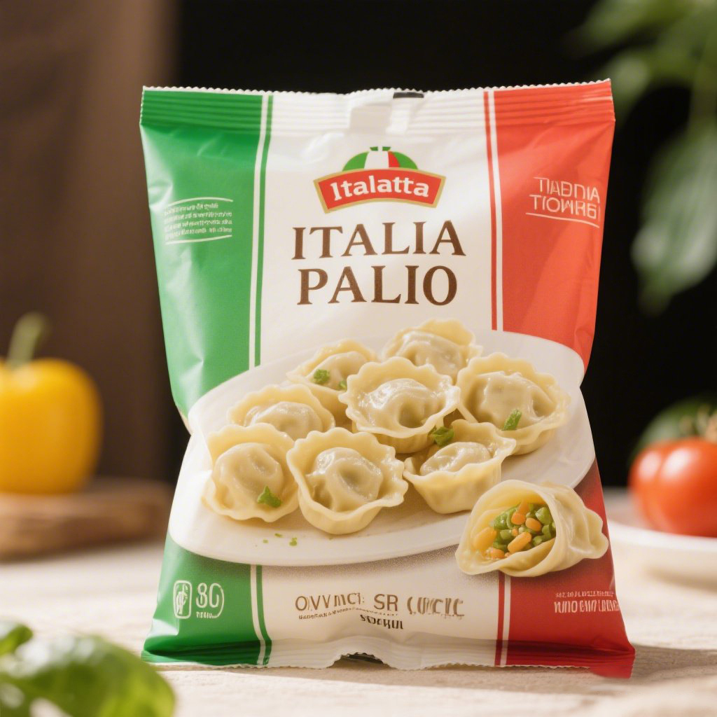 Custom Printed Totally Personalized Keep Frozen Vacuum Bag for Italian Dumplings - image 2