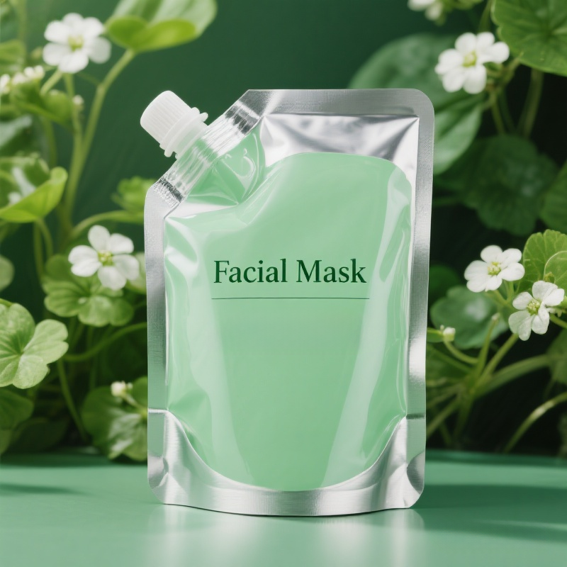 Customized Leakproof Standing Refillable Spout Pouches for Facial Mask - image 4
