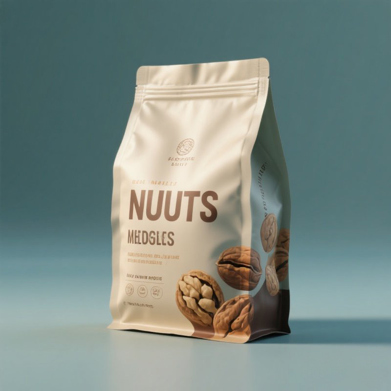 Customized Flat Bottom Pouch with Full Color Printing for Snack Cashew Nuts - image 3