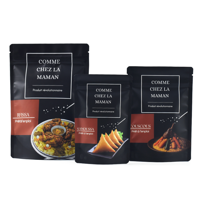 Customized Food Storage Bag Stand up Pouch for Cooking Spice Packaging Bag