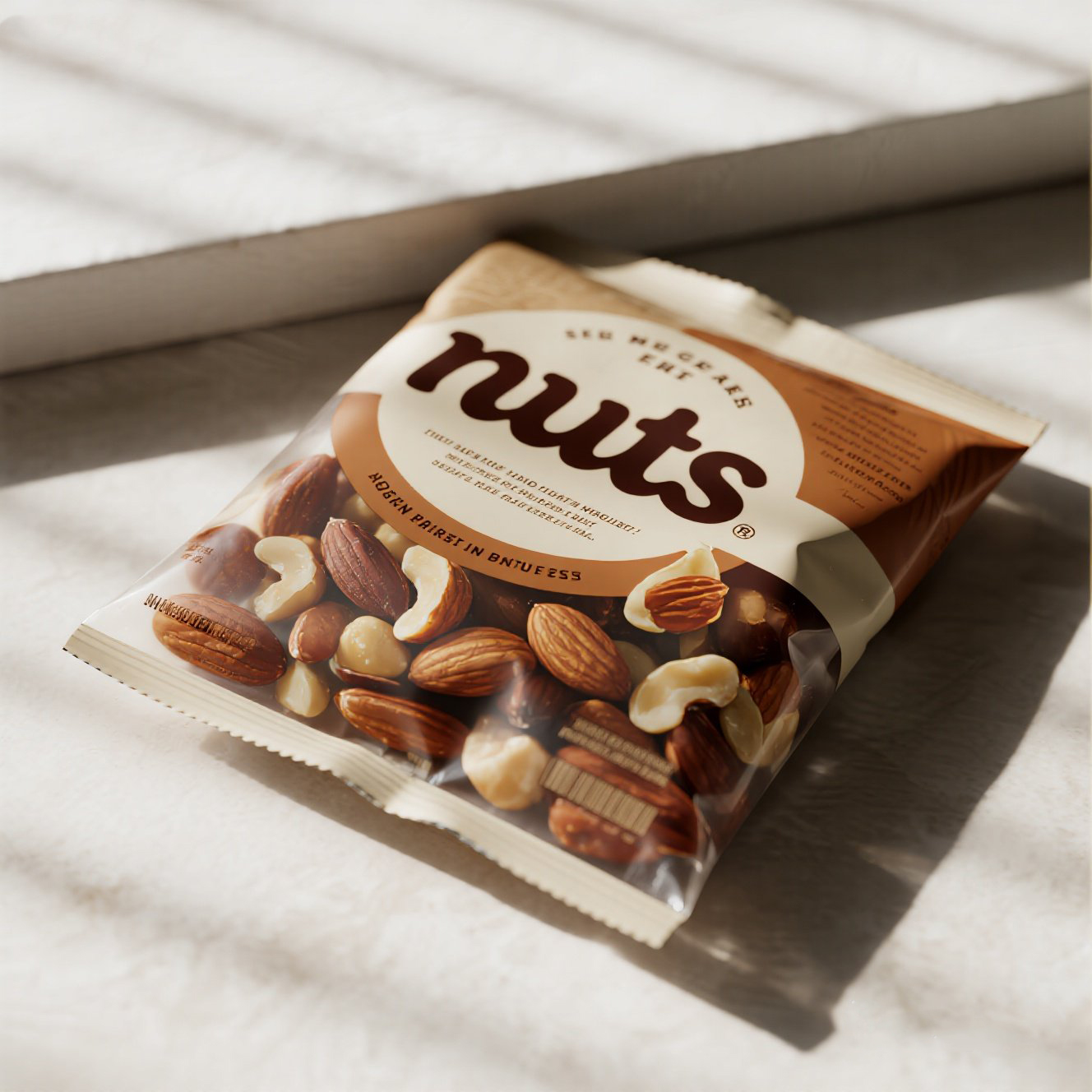 Custom Printed Vibrant Disposable Back Sealed Bag Pillow Pouch for Mixed Nuts - image 6