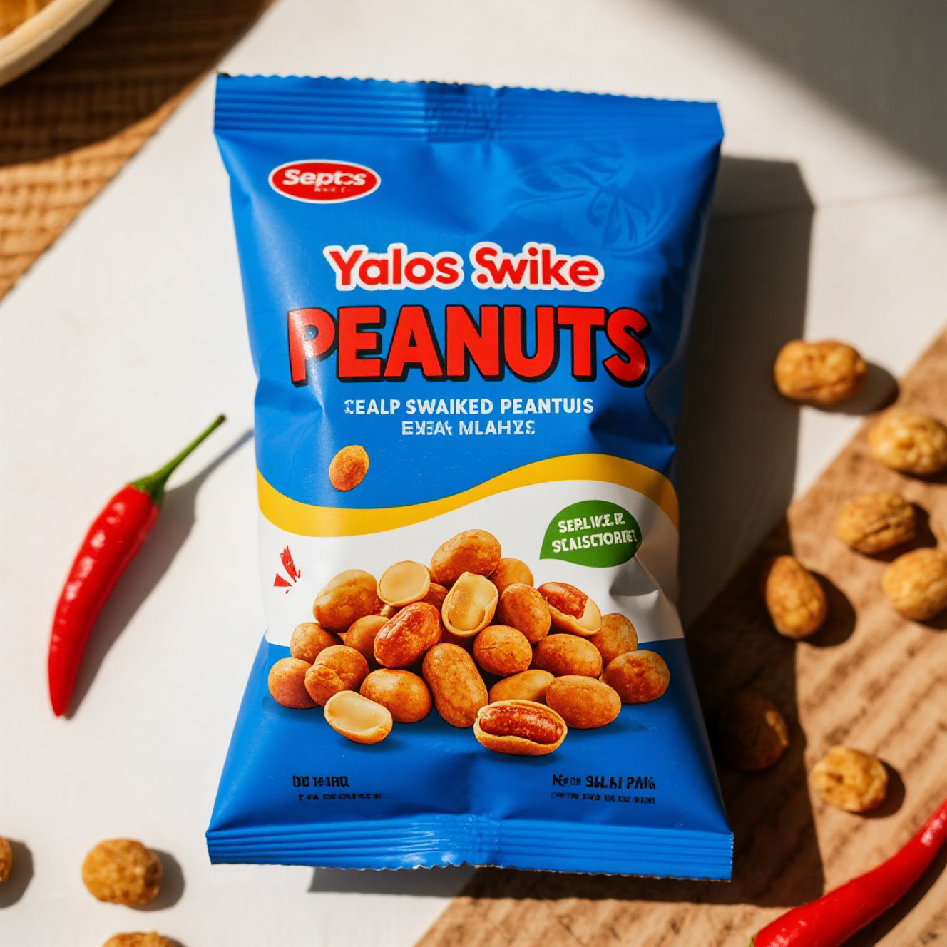 Customized with Lables and Design Back Side Seal Bag for Nuts Cookie Potato Chips - image 4