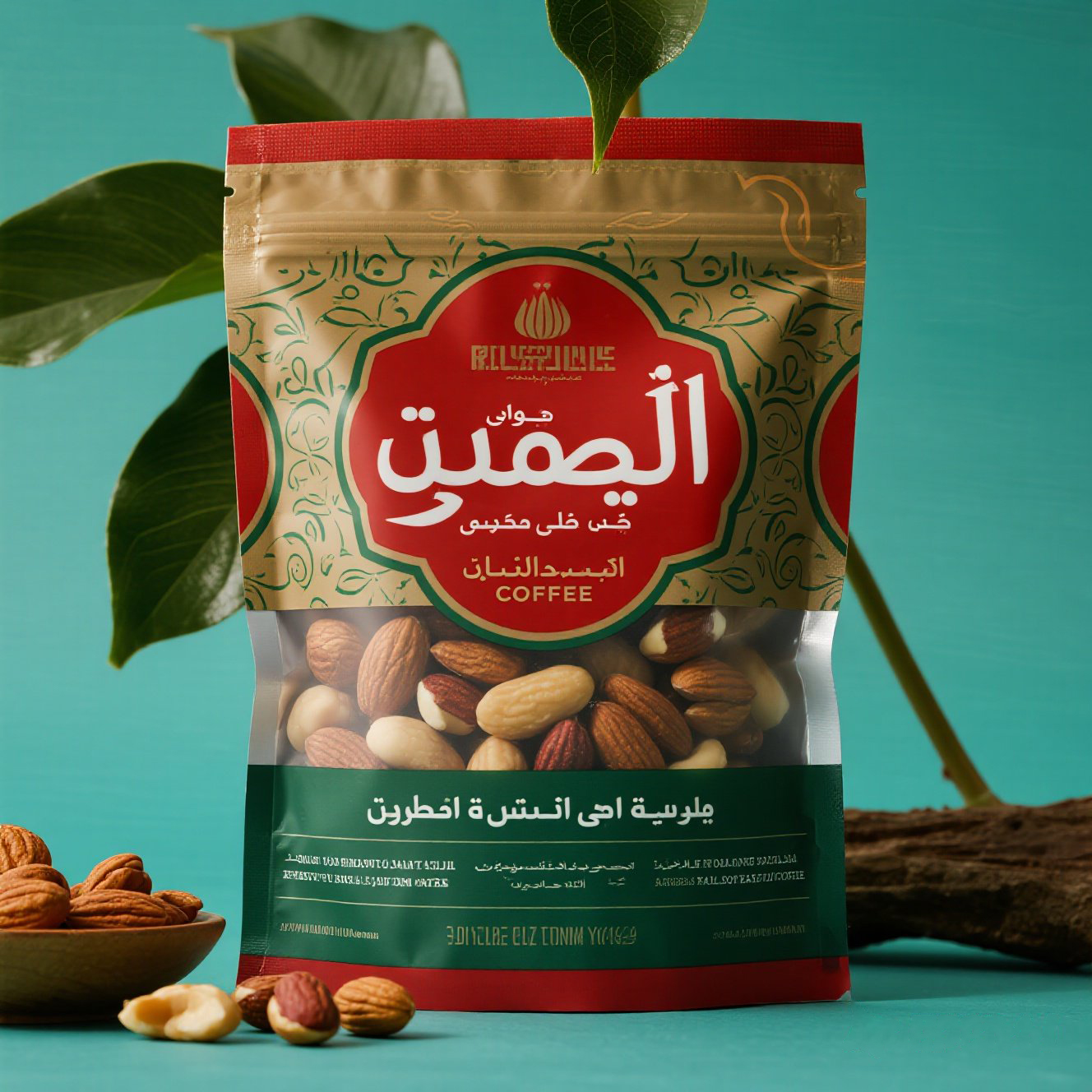 Custom Printed Oxygen Barrier Stand up Ziplock Pouch for Mixed Nuts Mylar Bag