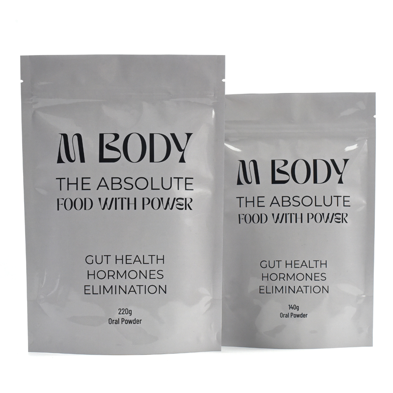 Custom Printed Various Sizes Glossy Aluminum Foil Stand up Pouch for Food Supplement
