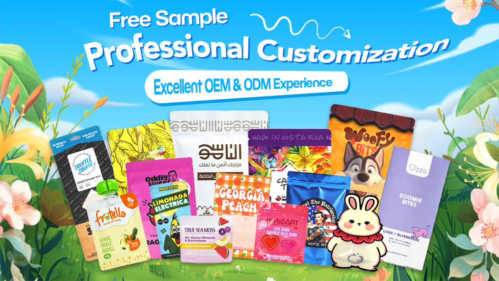 Custom Matte Aluminum-Plated Back-Seal Bags for Baby Products