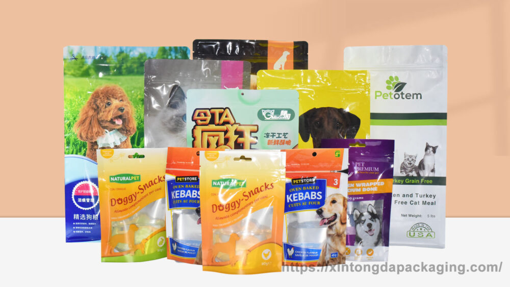 Customized Yin-Yang Stand up Pouch with Frosted Window for Pet Food