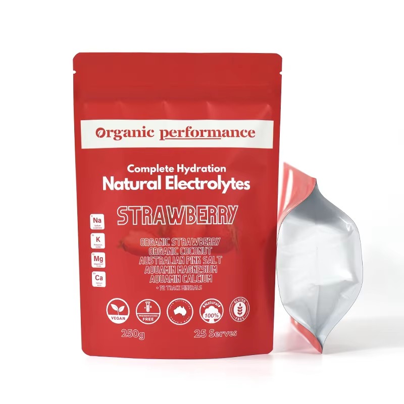 Customized 250G 25 Serves Stand up Pouch for Natural Electrolytes Powder - image 4