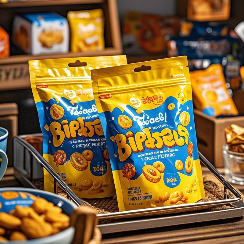 Accept Customized Printing Logo Food Grade Stand up Pouch for Various Food Snack