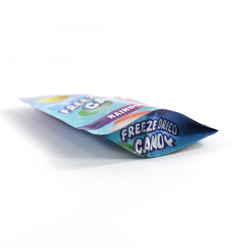 Customized Glossy Finish Small Size Stand up Pouch for Freeze Dried Candy  - image 4