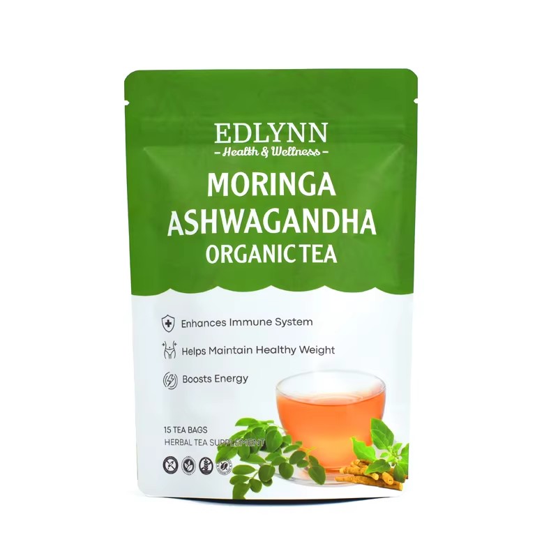 Custom Printed Stand up Pouch Doypack Bag for Healthy Organic Tea